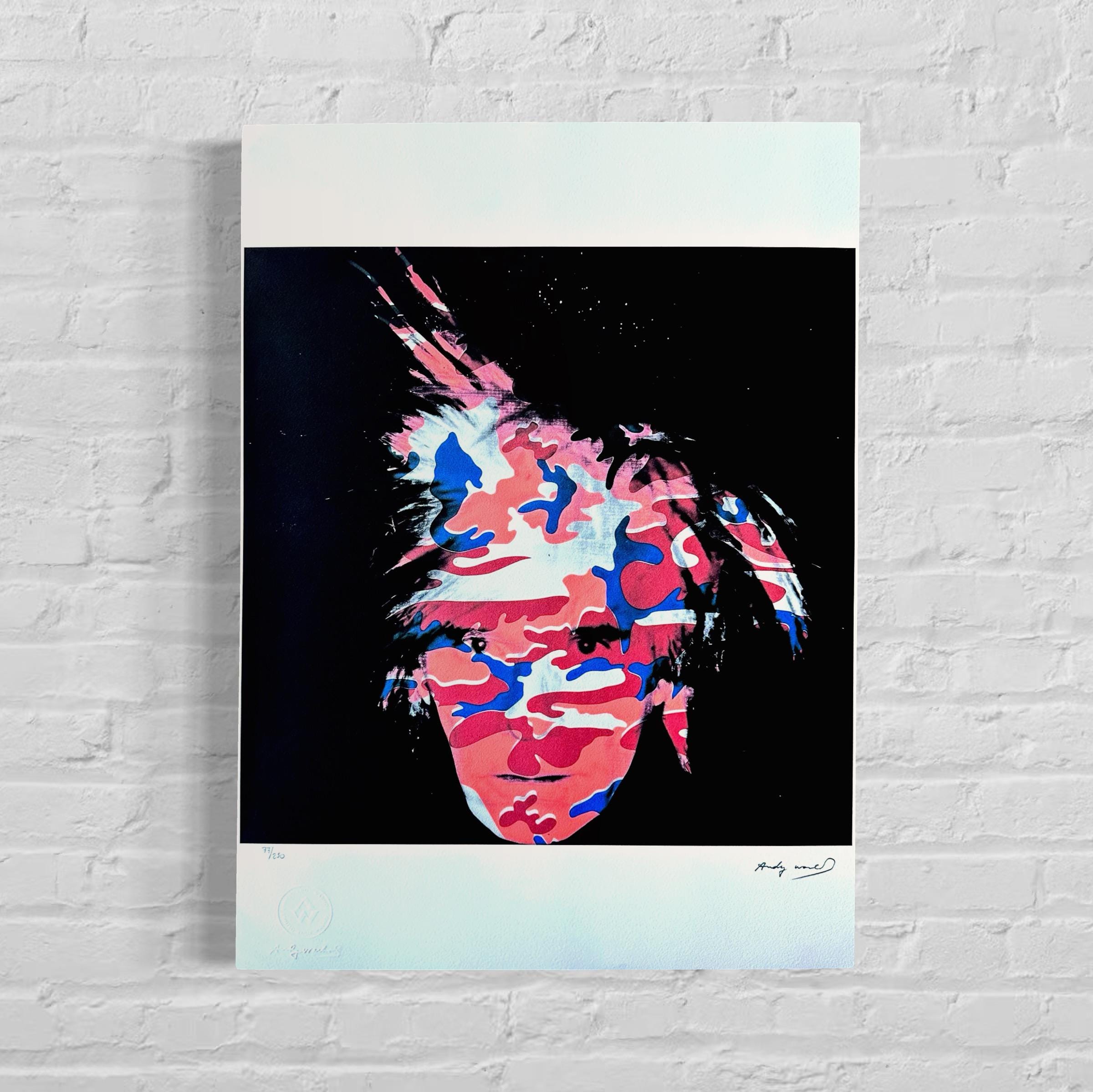 Genummerde editie ANDY WARHOL self portrait Gesigneerd - Certificaat Leo Castelli - Pop art - lithograph